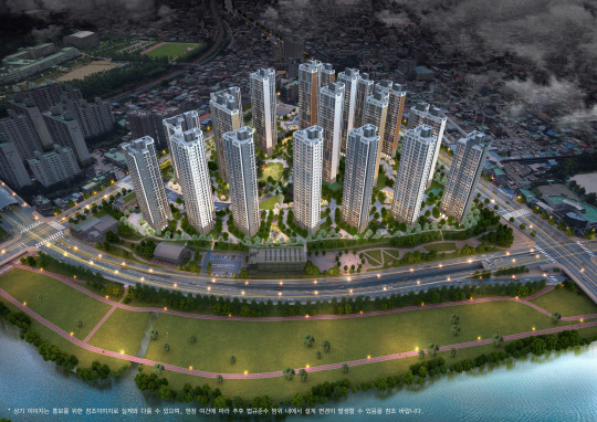 도마 e편한세상 포레나 조감도.   대림산업 제공